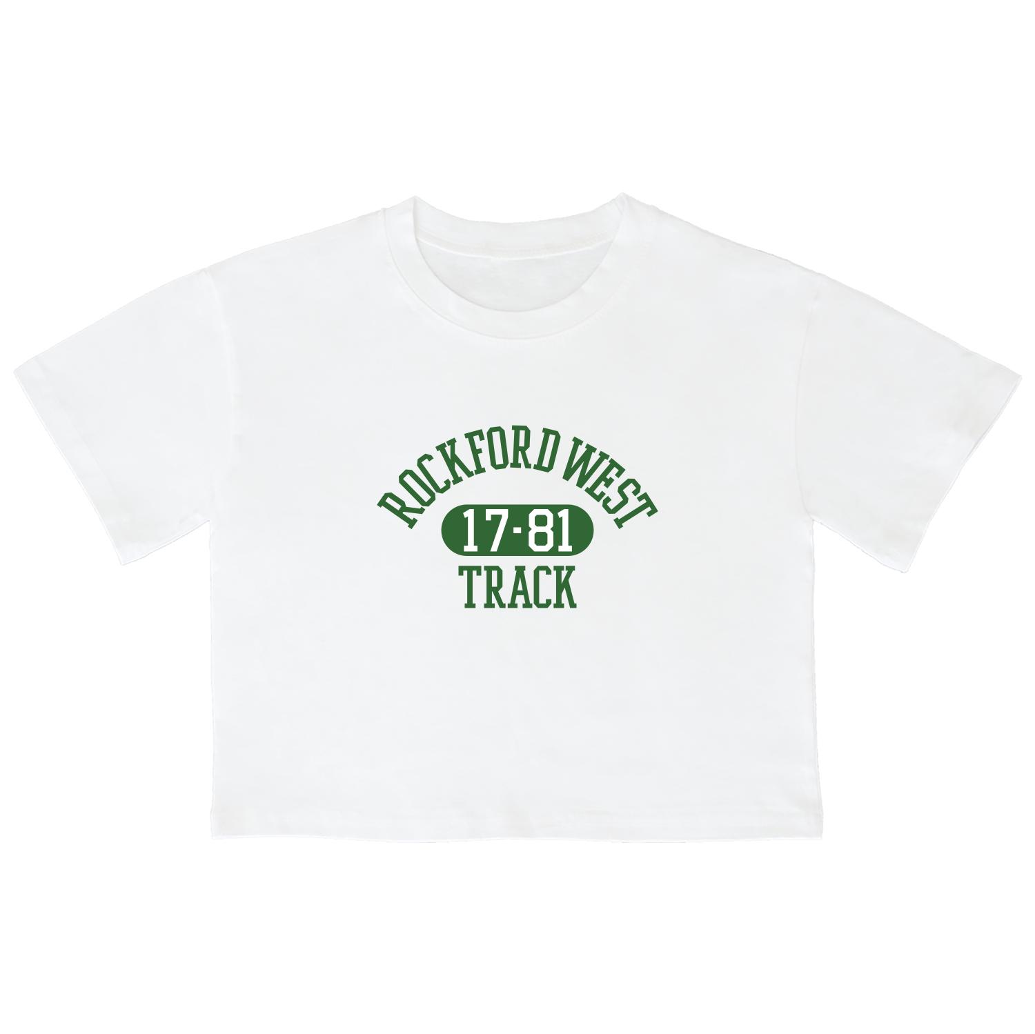 Awesome Us (23Ss) Rockford West Green Crop Short Sleeve T-Shirt White Free/Free
