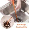 Drain Clog Remover Set Pipe Unblocking Hook Hair Catcher Drain Auger Cleaner Tool Bendable Metal Unclogger Hair Cleaner