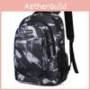 Travel Leisure Printed Backpack Wear Resistant Schoolbag Student