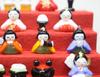 Glass Square Cute Glass Hina Doll Five Musicians Large Tsuzumi Small