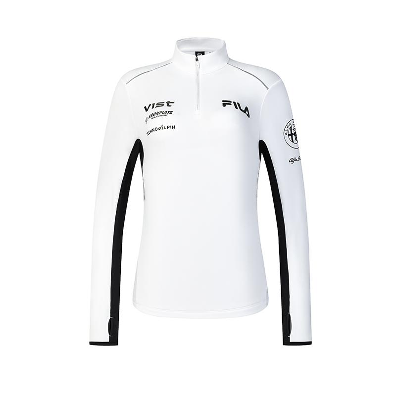 

New FILA T Shirt Women s Jade White A11W446204FWT 175/92A/XL