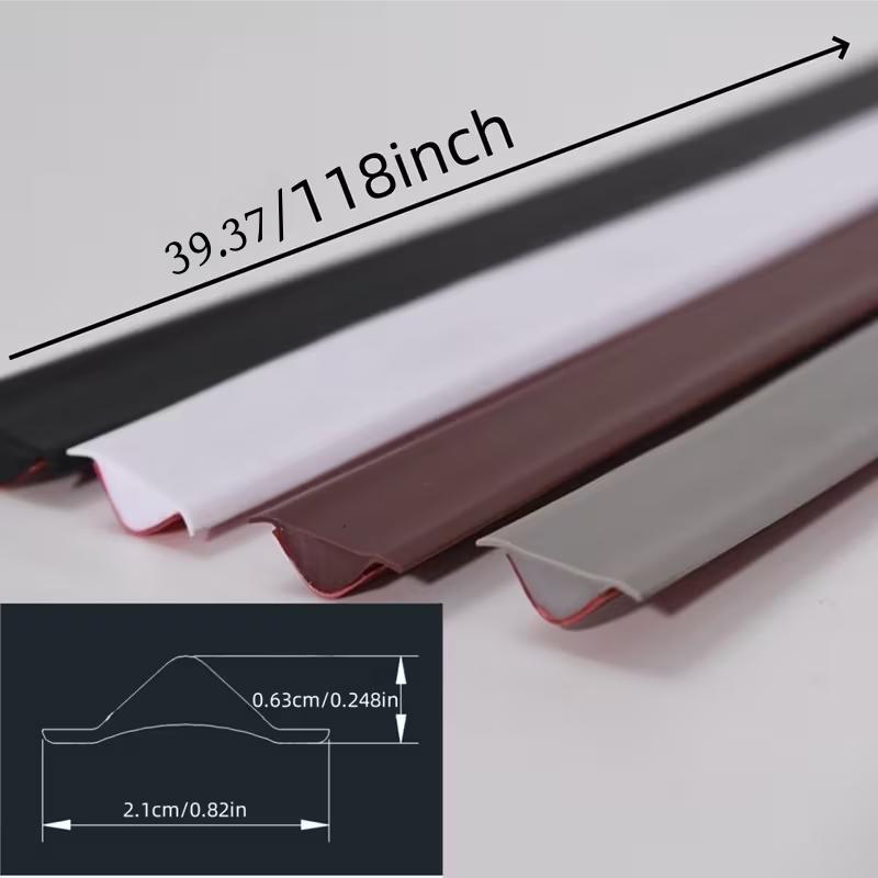 1PC 1m/3meters Flexible Trim Caulk Strip, Peel and Stick Trim for Molding, Wall Corner, Baseboard, Easy Installation
