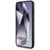 Mercedes Leather Horizontal Case         Debossed Curves Magsafe For Samsung Galaxy S25 Black