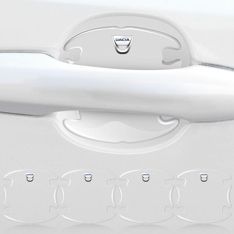 4 Stück/Set Autotürgriff Schutzaufkleber Autostyling Für Renault Dacia Megane Clio Captur 2 3 4 Fulence Kadjar Duster Captur Logan Borui