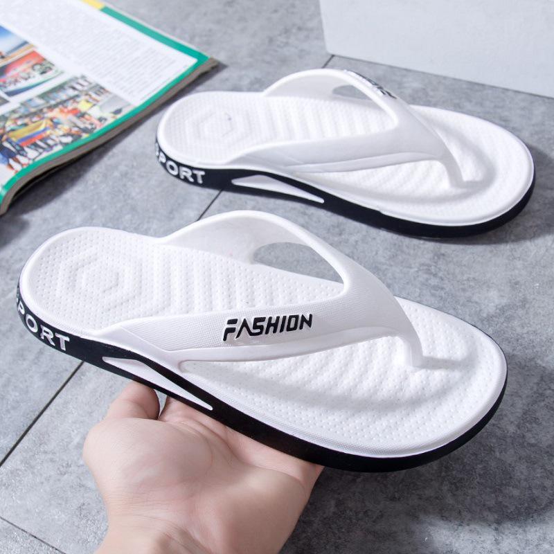 Men's Trendy Non-Slip Durable Deodorizing Thick-Soled Summer Flip-Flops with Free Shipping