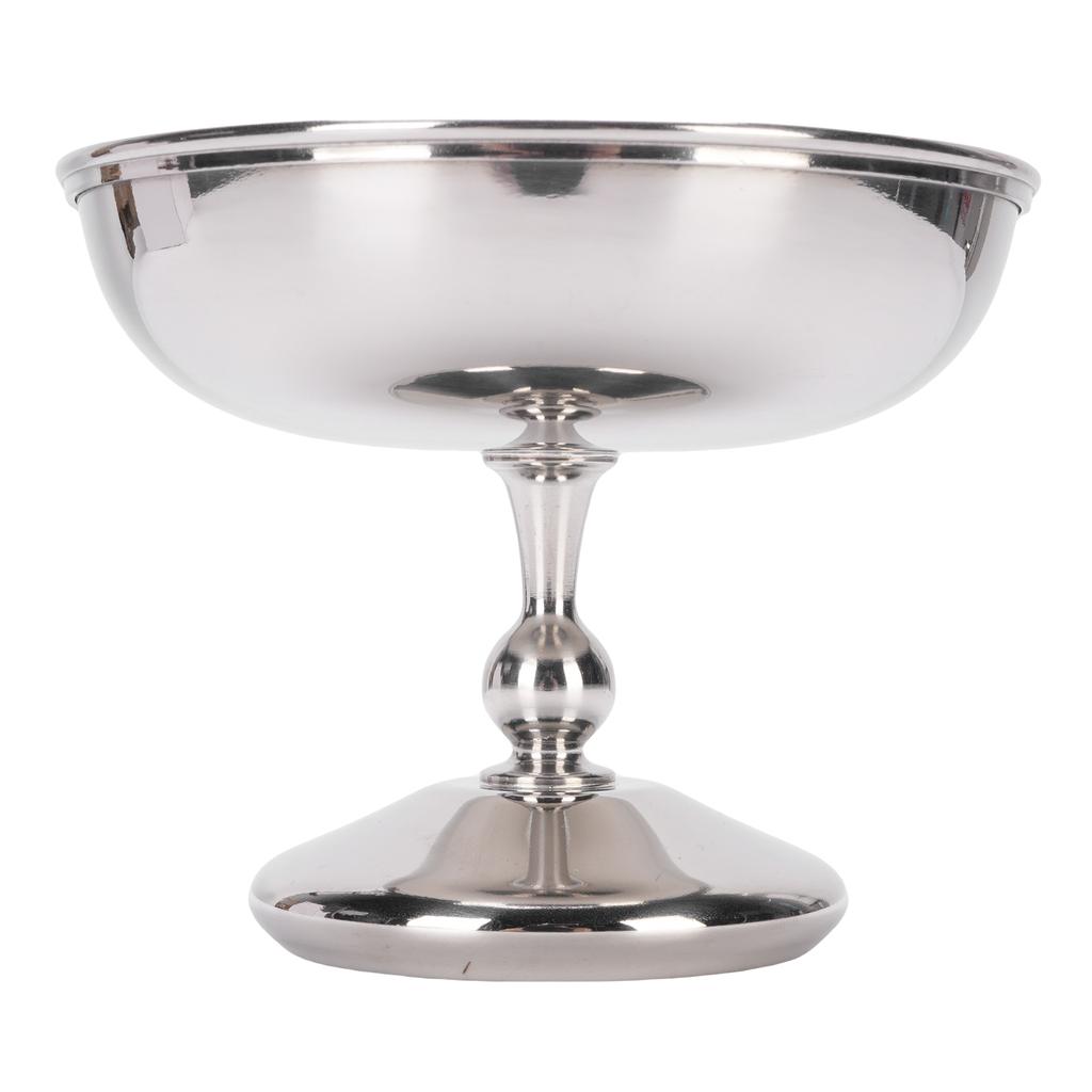 Ice Cream Cup Stainless Steel Serving Dessert Bowl Round Footed Snack Candy Cup for Salad Fruit Pudding Yogurt Party