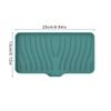 New Silicone Faucet Mat Kitchen Sink Tray Soap Dispenser Sponge Drain Pad Sink SplashDrying Mat Countertop Storage Tray SoapTray