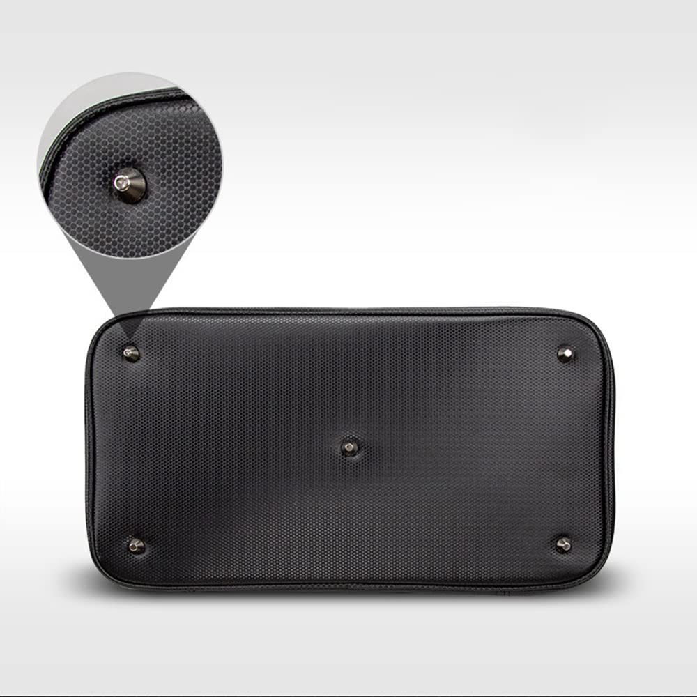 PlayEagle Golf Boston Bag Dvouvrstvá Golfová Taška Tote PU Kůže 2WAY Taška přes Rameno s Kapsou na Boty s Ramenním Popruhem Vodotěsná Velká Kapacita Gym Cestování