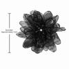 Organza Fabric Flower Patch Beaded Flower Flower Applique  Clothing Decoration