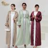 Loriya Dubai Daily Beaded Bell Sleeve Dress Robe LR633