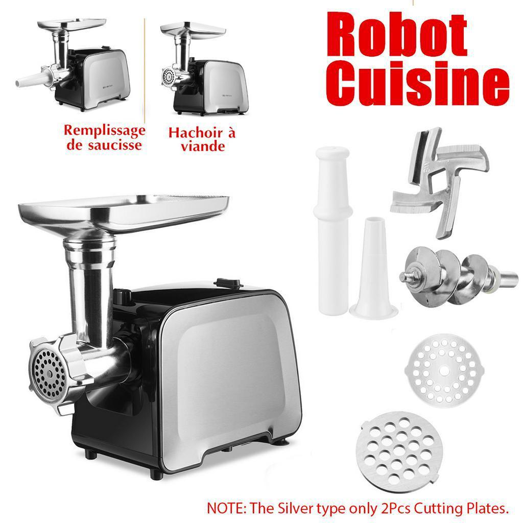 Electric Meat Grinder 100% Stainless Steel Multifunction Food Chopper Sausage Stuffer Appliance for Kitchen 3000W