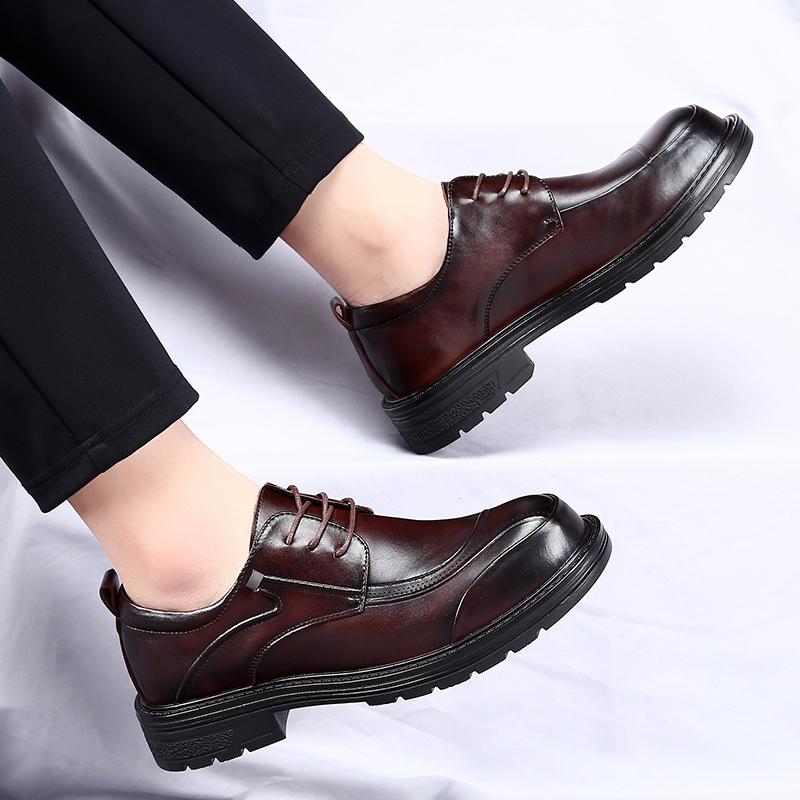 Modă Modele noi Încălțăminte pentru bărbați de înaltă calitate, stil versatil, cu talpă groasă, Încălțăminte casual confortabilă pentru petrecere și condus