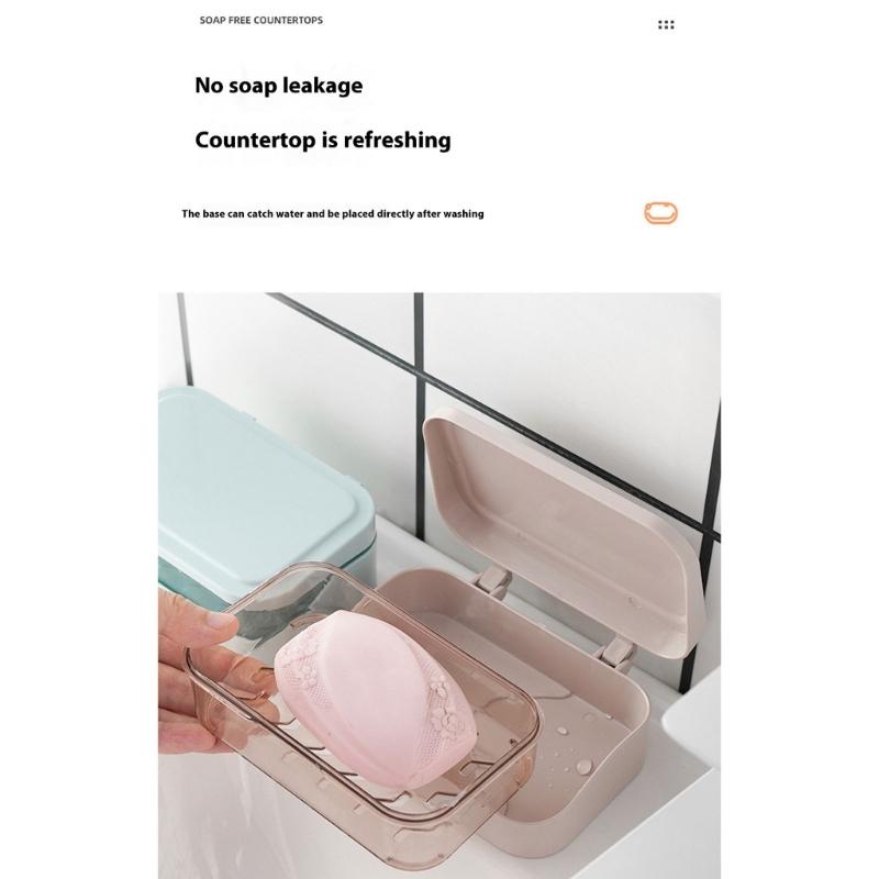 Kompakter, versiegelter Seifenbehälter für Fitnessstudio-Besucher, wasserdichte Kunststoff-Aufbewahrungsbox mit Belüftungslöchern