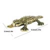 Brass Duckbill Figurine for Collector and Home Decoration Vintage Antique Metal Animal Miniature Statue Desktop Ornament