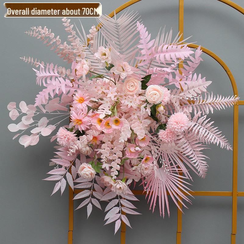 Large Silk Eucalyptus Flower Runner for Wedding Table Decoration