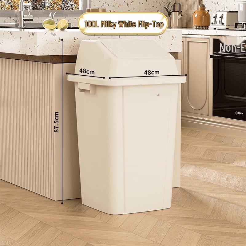 Large Capacity Square Trash Can
