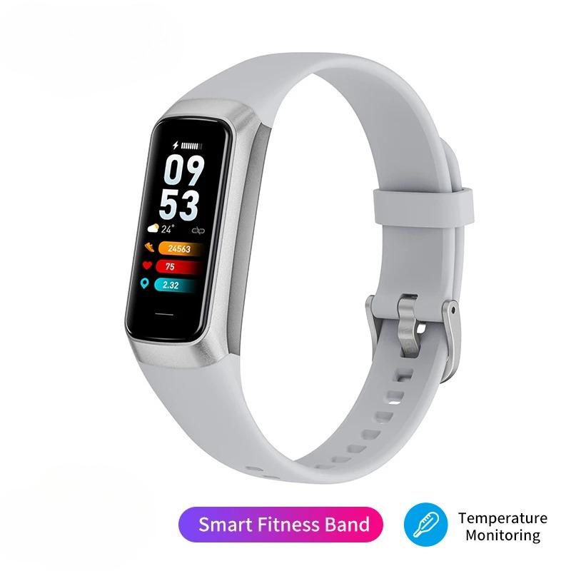 Smartwatch Smartband Donna Uomo Monitor Frequenza Cardiaca Pressione Sanguigna Connetti Braccialetto Smartwatch Tracker Fitness Sportivo