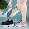 Women Shoes Versatile Spring Mesh Breathable Casual Shoes Plus Size Women Single Shoes Thick Sole Sneakers Comfortable Lightweight Sneakers