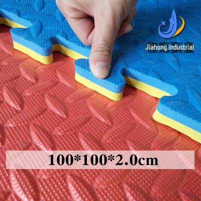 Foam Mat for Early Childhood Education, Kindergarten, and Dance Training - Leaf Pattern