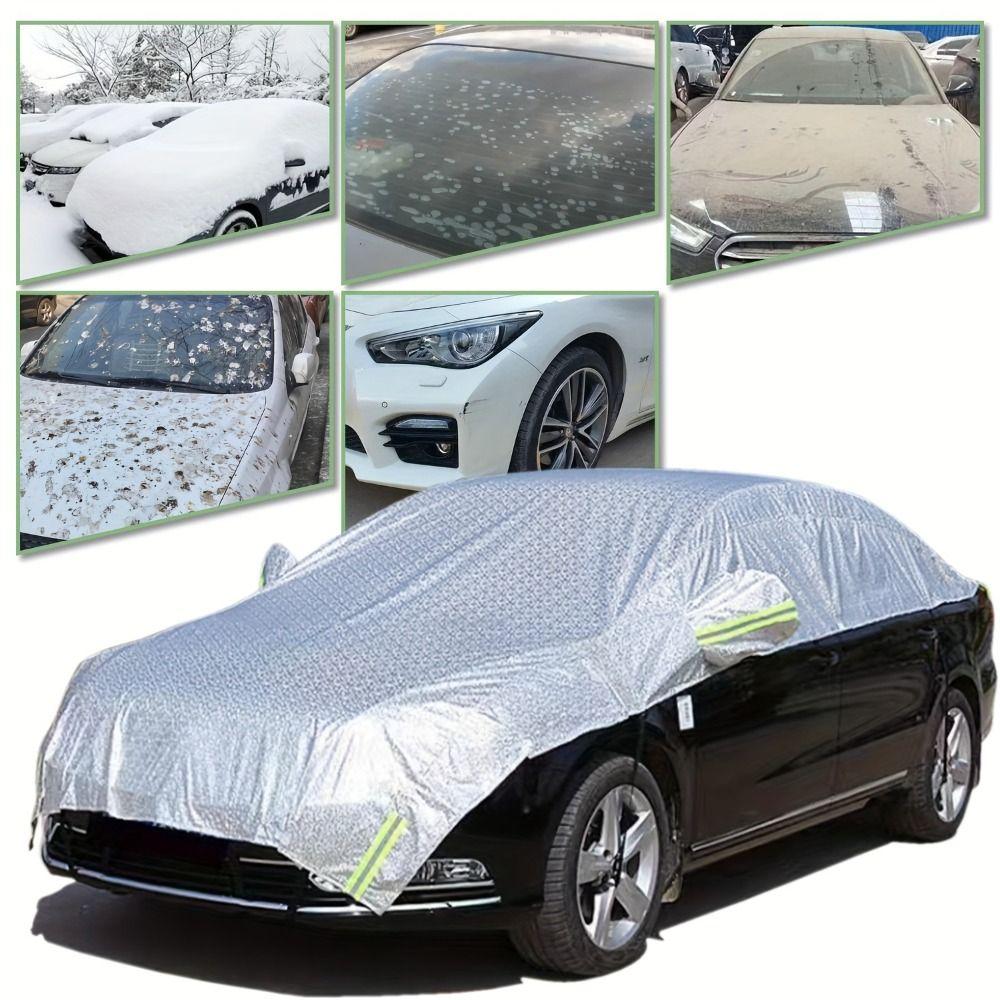 Waterproof Car Body Cover Dustproof Car Sunshade Cover Universal Sedan Car Cover  All-Weather
