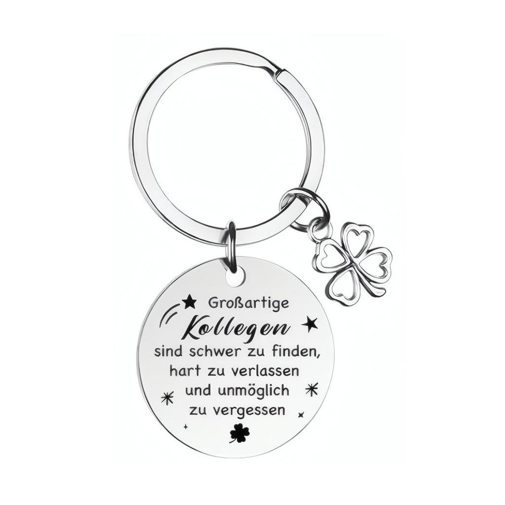 Thank You Gift for Colleagues Employees Farewell Gift Colleague Inspirational Keychain Inspirational Gift Keychain for Backpack Bag Pendant