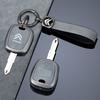 Zinc Alloy Leather 2 3 Buttons Car Flip Remote Key Case Fob Protector Cover For Citroen C1 C2 C3 C4 XSARA PICASSO Accessories