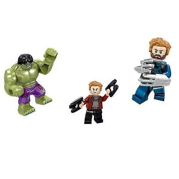 16 Pcs Superhero Action Figures Minifigures Building Blocks Toy Set 34044