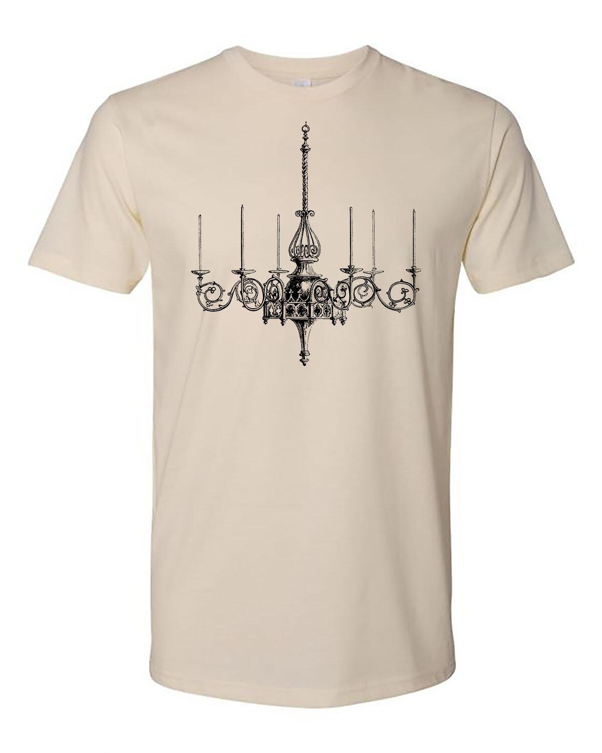 Коттедж Cult Clothing Футболка Хлопок Готика Ведьма Оккультизм Викторианская Люстра XL