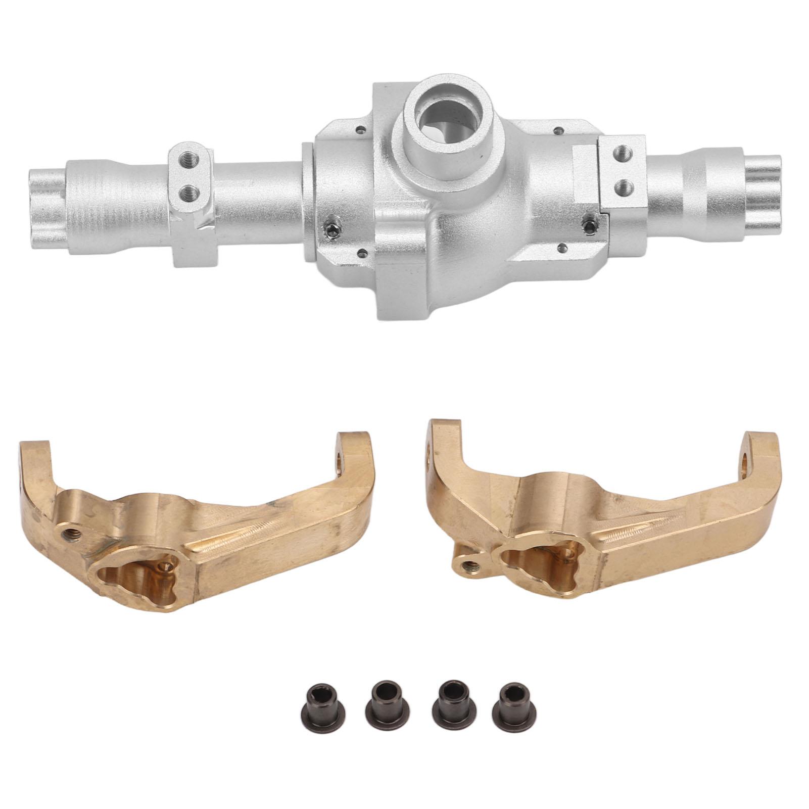 

Aluminum Center Gearbox Housing Brass Front C Hub Caster Mounts for Redcat Gen8 Scout II 110