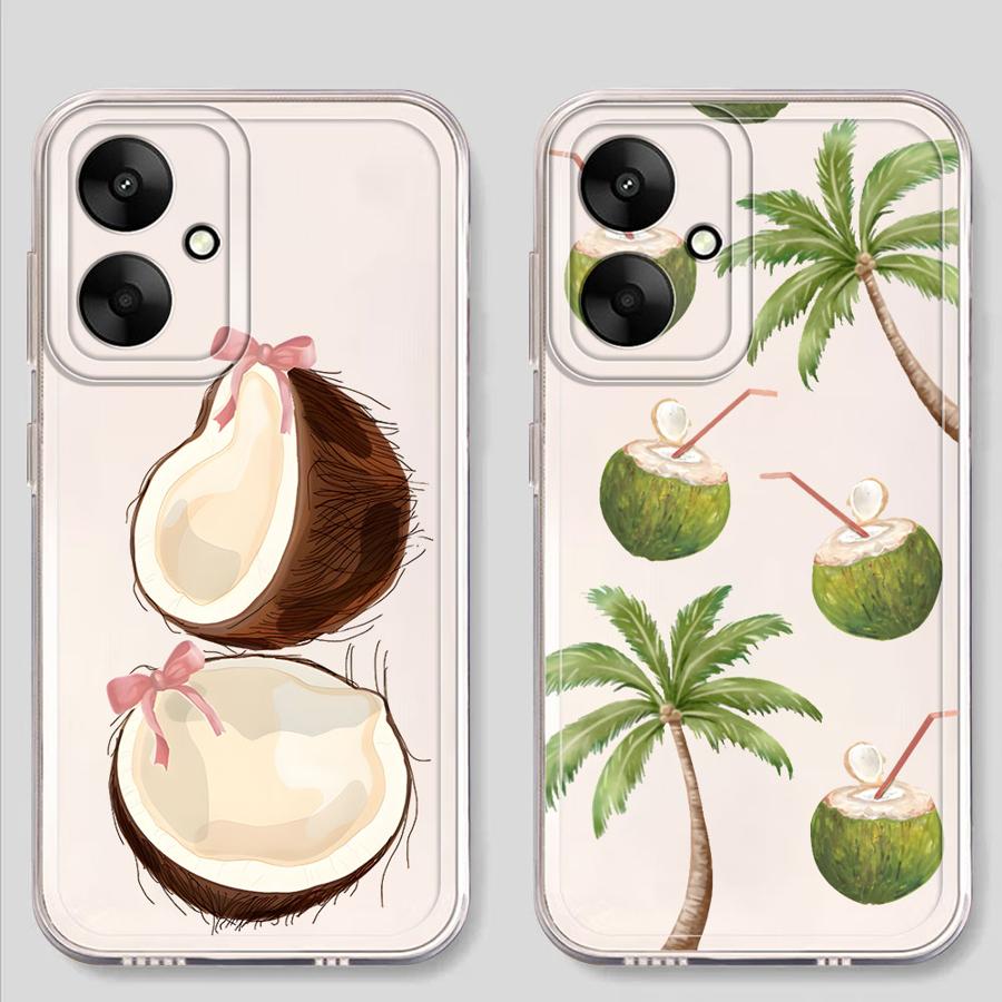 Simple Coconut Case for Xiaomi Mi 11 Lite 11T Pro Soft Phone Cover
