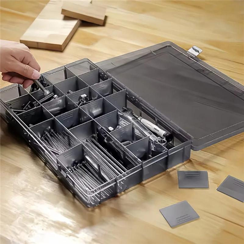 ABLZ-Pressure Tool Organizers Box Detachable Chest Partition Board Storage Boxes Multifunctional Part Tool