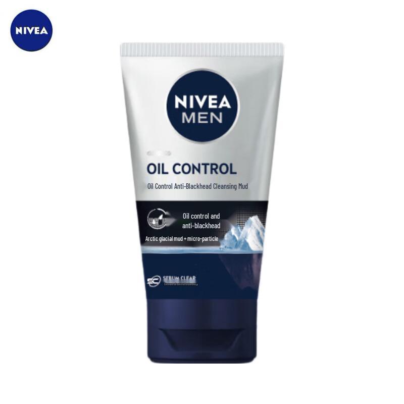 NIVEA Men Deep Clean Oil Control Anti-Blackhead Facial Cleanser