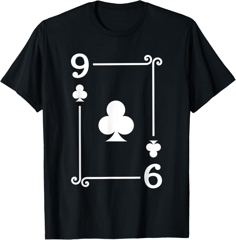 Playing Plum Blossom Cards Costume AceKQJ1098765432 Diamonds Card Poker TShirt Streetwear Graphic T Shirts