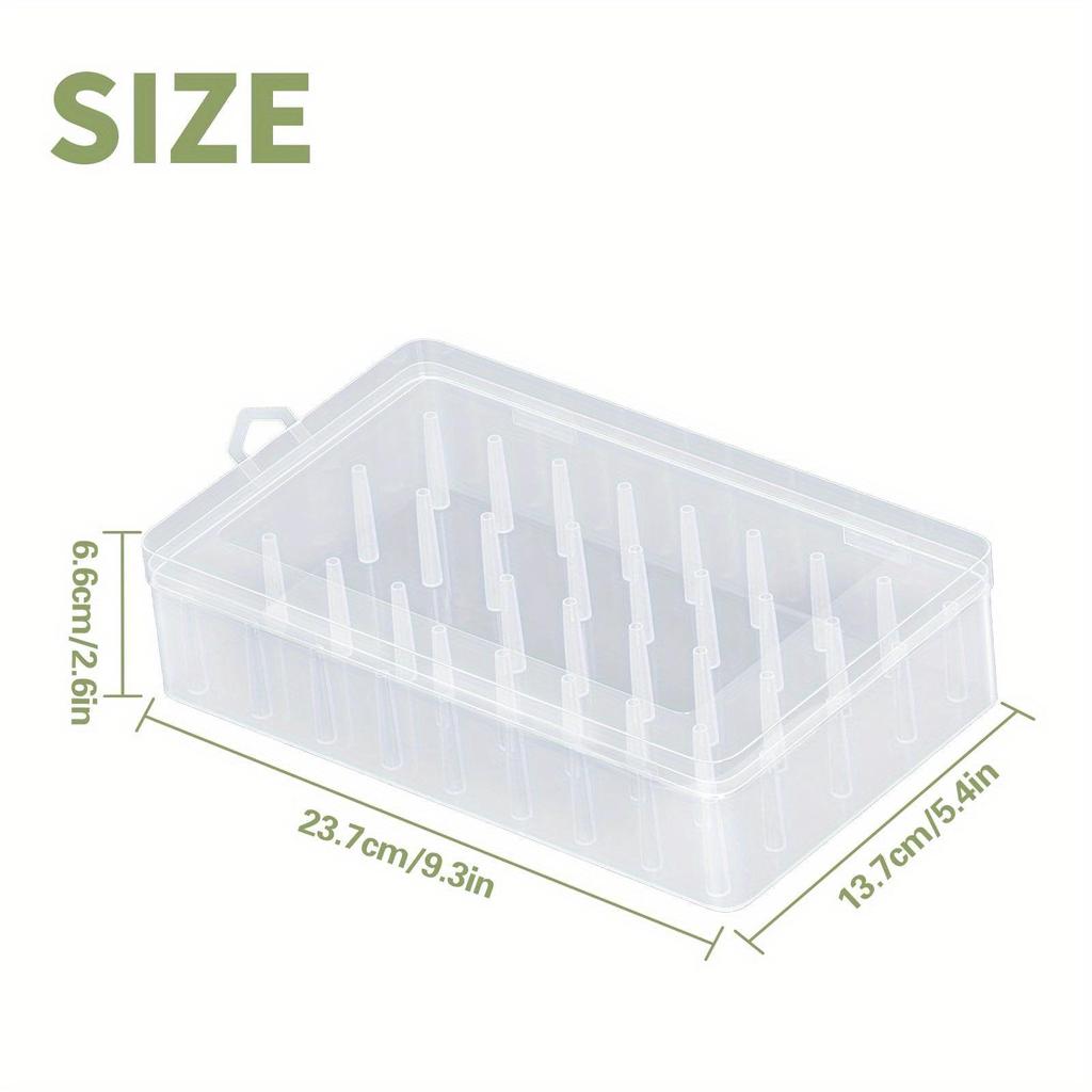 42-Spool Multifunctional Embroidery and Sewing Storage Box