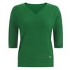 Shop   Women V Neck Regular Tencel Short sleeVe Knit iVory Frb Wkn 11905