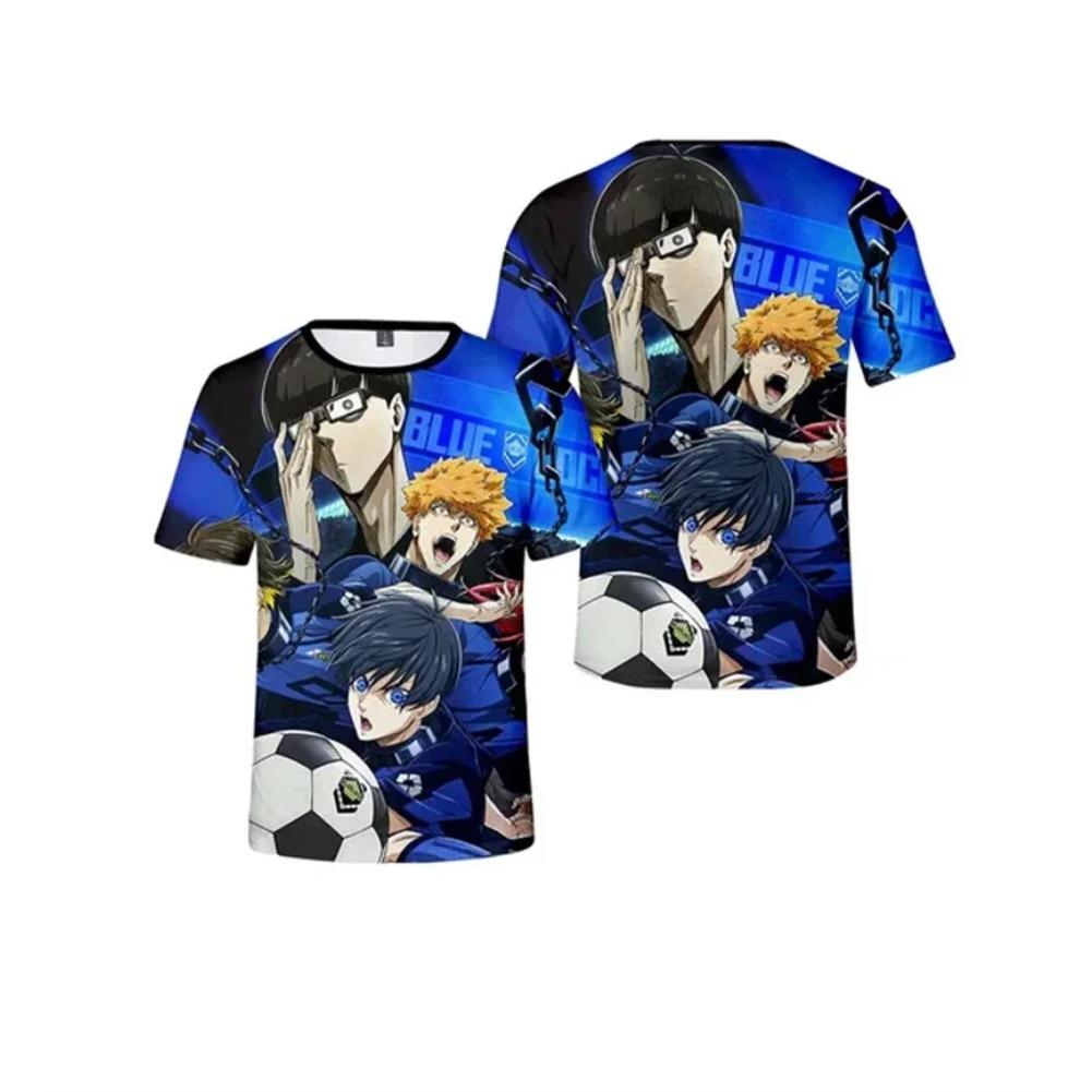 Anime Blue Lock 3D Printed Men/Women Children T Shirt Fashion Harajuku Style Football T-shirt  Short Sleeve Tops