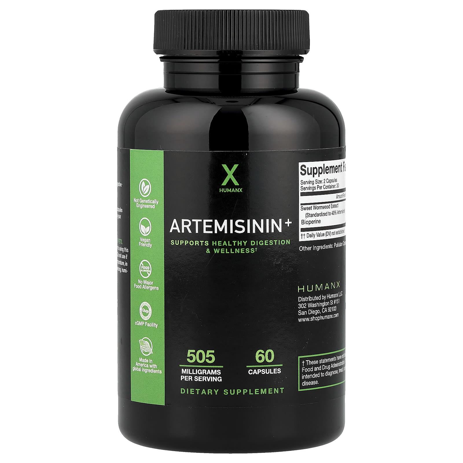 

Artemisinin+, 60 capsules (252.5 mg per capsule)