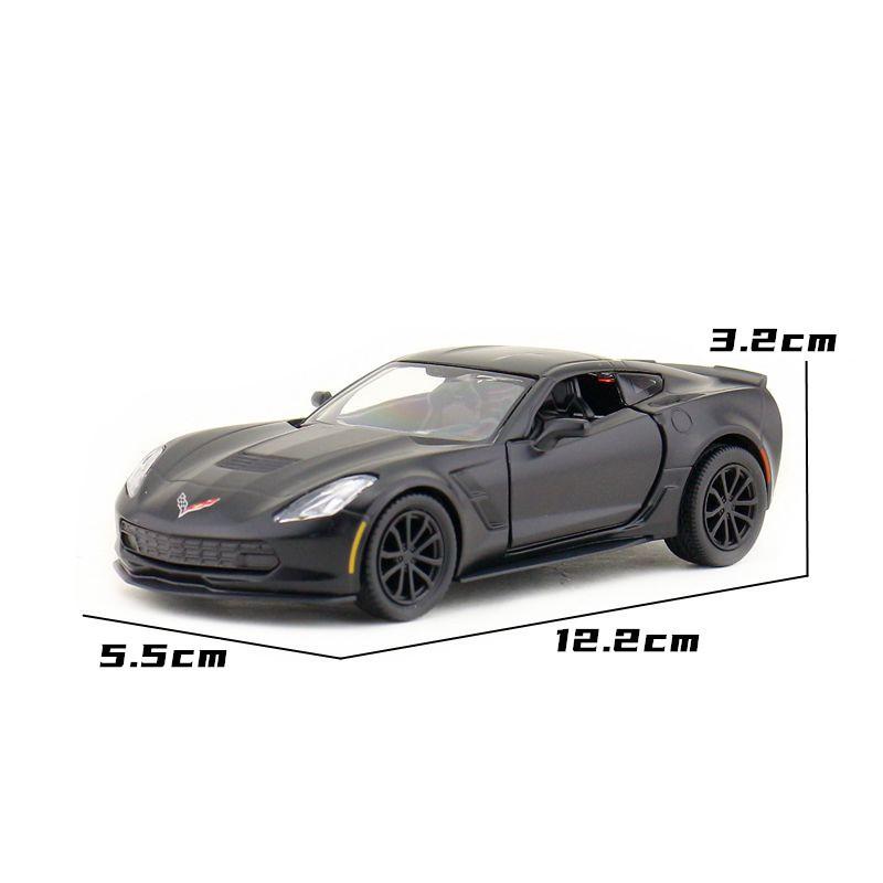 Alloy Car Model Chevrolet Corvette C7 Collectors Edition With Inertia Control For Car Enthusiasts