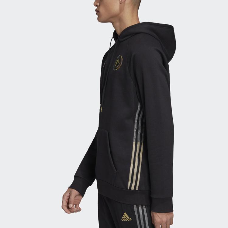 Adidas Pp Hoodie Paul Pogba Soccer Pullover Men Tops Black FI0716