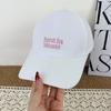New quick-drying empty top light and breathable baseball cap women's fashion versatile striped embroidered letter sunshade cap