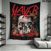 Slayer Wall Tapestry Aesthetic Wall Hanging Printed Fabric Blanket Decorative Tapestries for Bedroom Living Room Home Decor