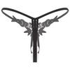 Womens Beads Massage Hollow Out Thong Lingerie Underwear