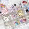 Colorful Nail Accessories Resin Nail Rhinestones for Manicure DIY Crafts Jewelry Bows Butterfly Heart Nail Art Charms