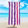 Large Striped Beach Towel For Adults Kids Quick Dry Sand Swimming Pool Bath Towel Summer Travel Seaside Vacation Accessories