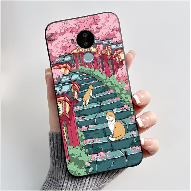 Cute Case For Nokia C30 Capa Coque Printing Shell Protective Cover Soft Silicone Cartoon Phone Casing Fundas