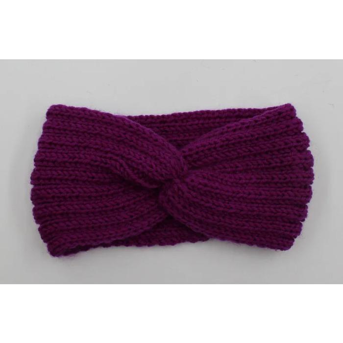 Winter Ear Warmer Headband Women Fashion Elastic Wool Knitted Headband Head Wrap Hairband Girls Elegant Hair Band Accessories