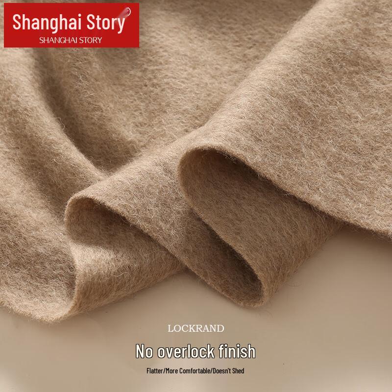 Shanghai Story 100% Wool Embroidered Shawl Scarf