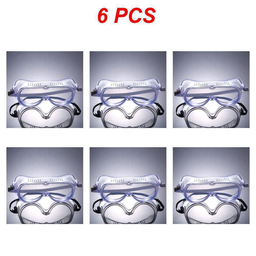 Clear Safety Glasses Anti-wind Anti Dust Anti Fog Eyewear Full Adjustable Comfort Type Protective Goggle Eyeglasses Motor Parts