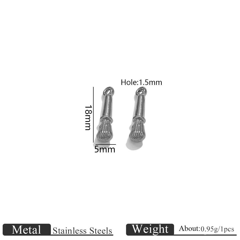 Yori 5 Stück Edelstahl 18K Gold Plated Anhänger DIY Schmuckzubehör Verwendet für DIY Herstellung von Armband Halskette