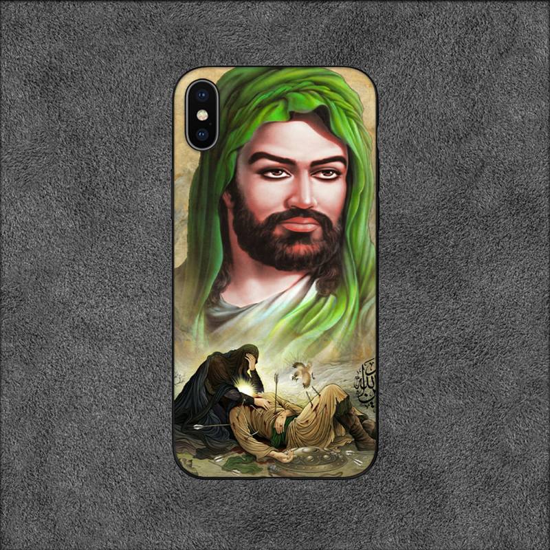 Islamische Hz Ali Telefon Fall Für iPhone 11 12 Mini 13 14 Pro XS Max X 8 7 6s Plus SE XR Shell